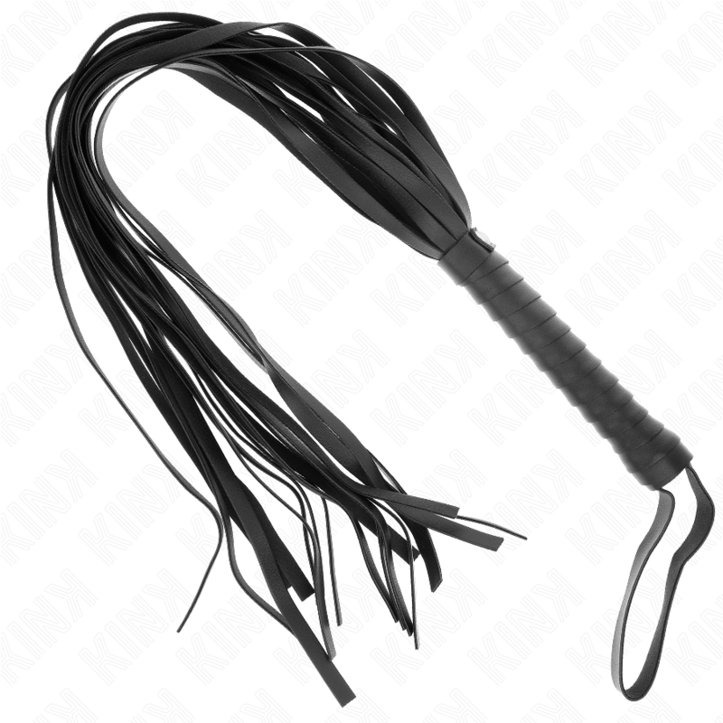 Comprar KINK Látigo De Cola Larga Con Mango Corto Negro 70 cm – Diseño Elegante Para Juegos De Placer Intenso-Noxtic