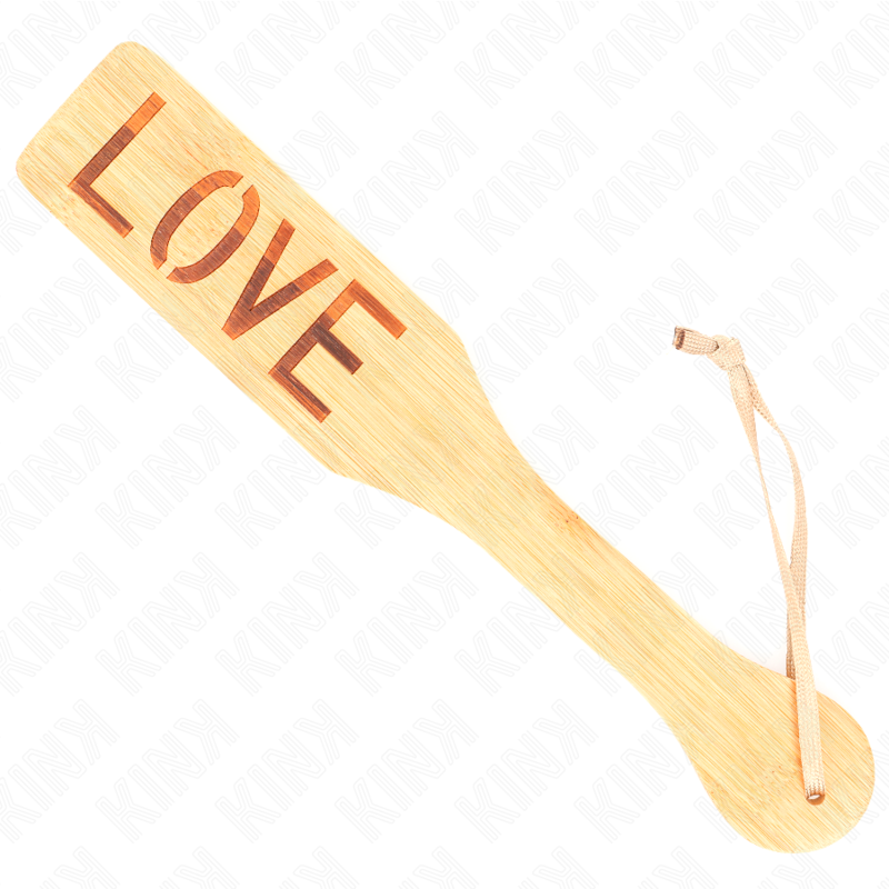 Comprar KINK Pala De Bambú Palabra Love – Diseño Elegante Para Exploración De Placer-Noxtic