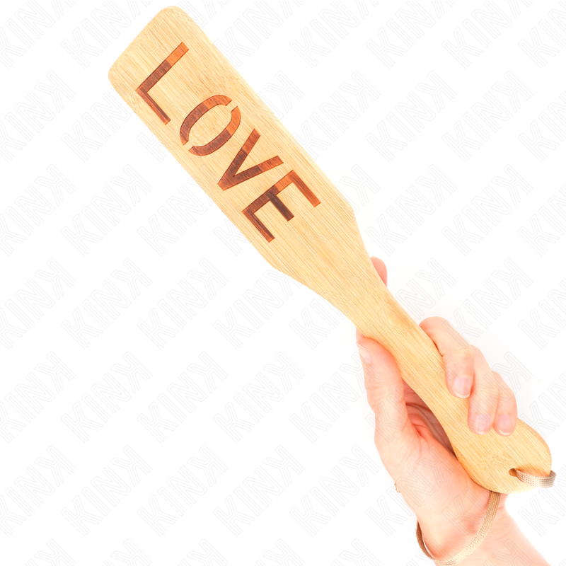 Comprar KINK Pala De Bambú Palabra Love – Diseño Elegante Para Exploración De Placer-Noxtic