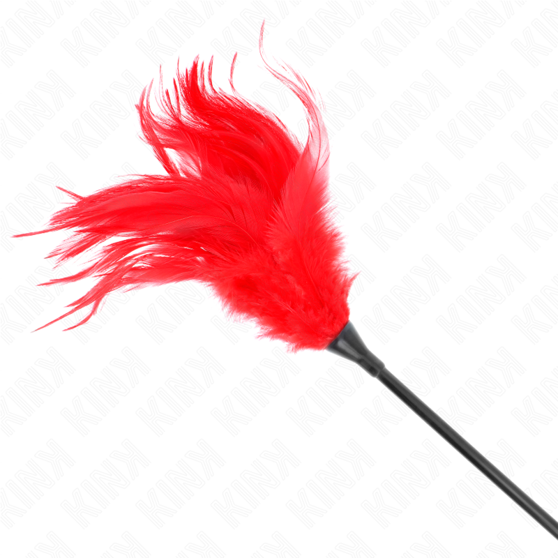 Comprar KINK Plumas Múltiples Para Cosquillas Rojo 45 Cm – Exploración Sensorial Para Momentos Íntimos-Noxtic