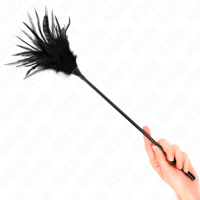 Comprar KINK Plumas Múltiples Para Cosquillas Negro 45 Cm – Toque Suave Para Experiencias Sensoriales Únicas-Noxtic