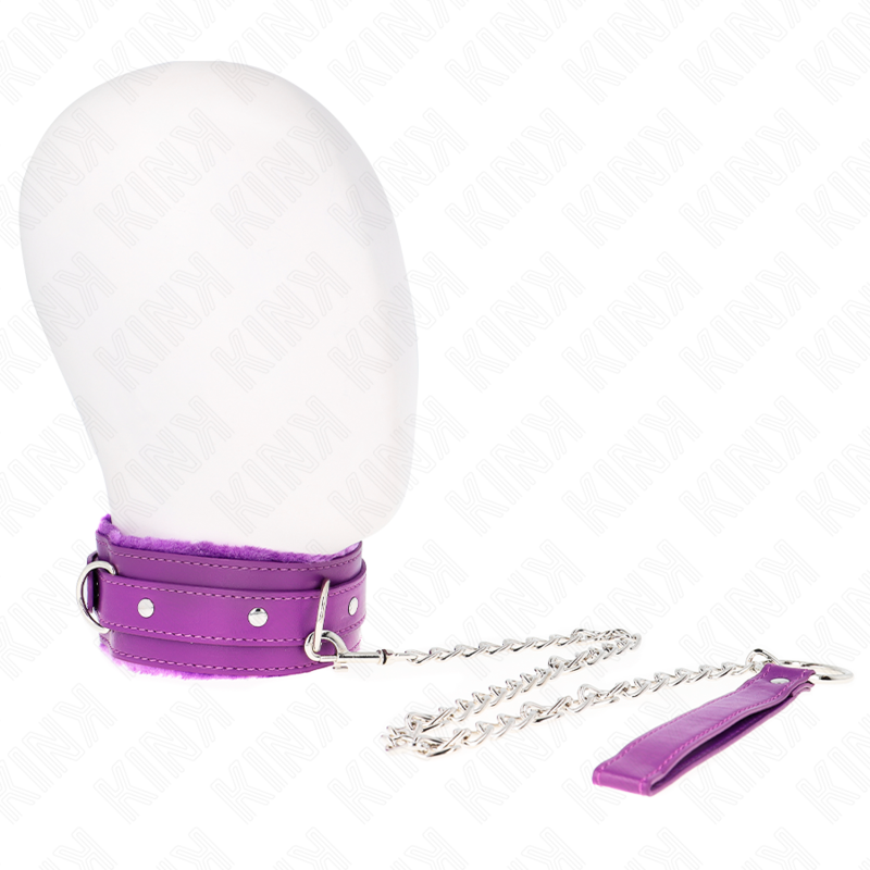 Comprar KINK Collar Con Correa Morado – Diseño Ajustable Para Control Y Confianza En Juegos Intimos-Noxtic