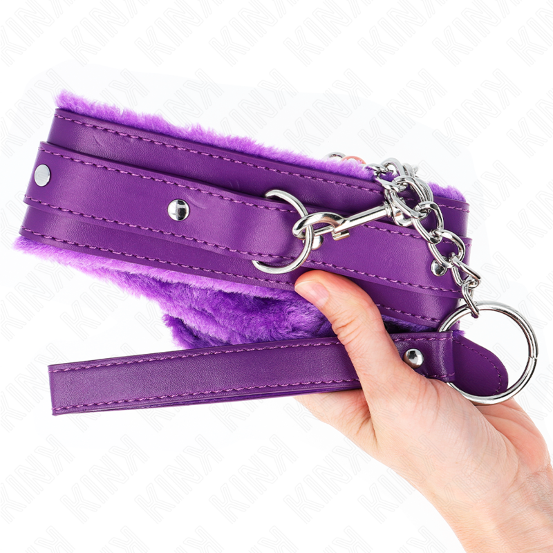 Comprar KINK Collar Con Correa Morado – Diseño Ajustable Para Control Y Confianza En Juegos Intimos-Noxtic