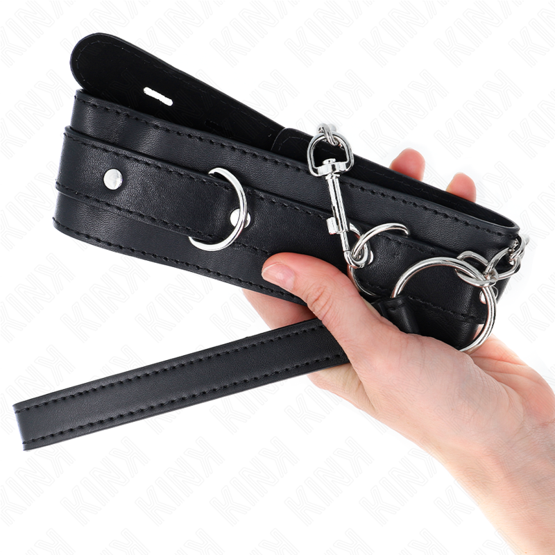 Comprar KINK Collar Con Correa Negro 65 CM – Accesorio Elegante Para Control Y Libertad Sensorial-Noxtic