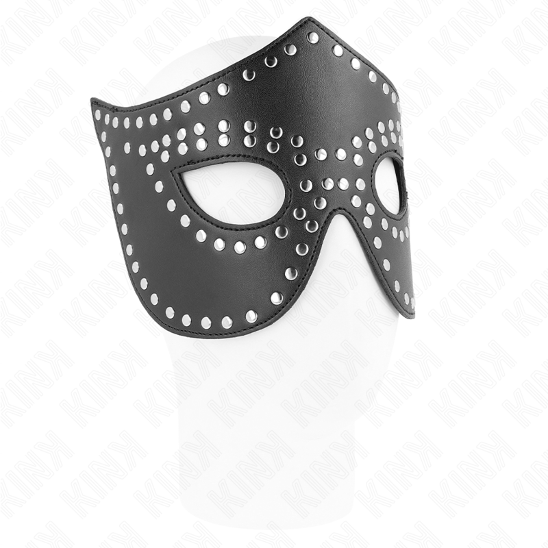 Comprar KINK Máscara De Polipiel Con Remaches Modelo 2 – Diseño Elegante Para Aumentar La Sensación De Misterio-Noxtic