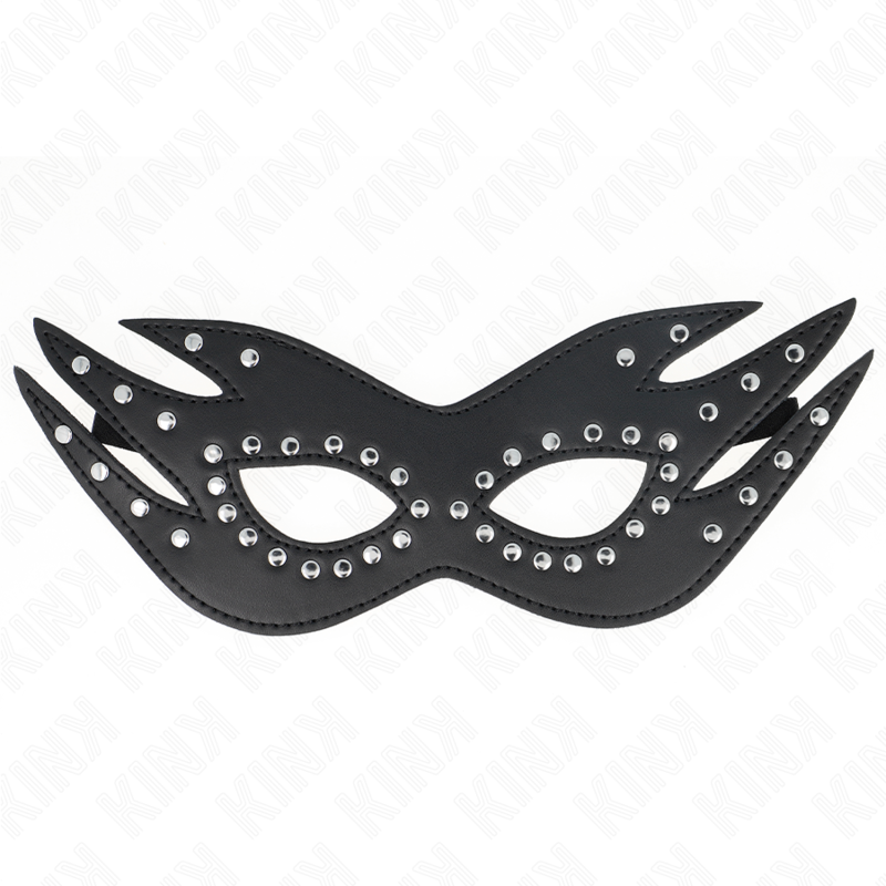 Comprar KINK Máscara De Polipiel Con Remaches Modelo 3 – Diseño Elegante Para Confort Y Estilo En Juegos Sensuales-Noxtic