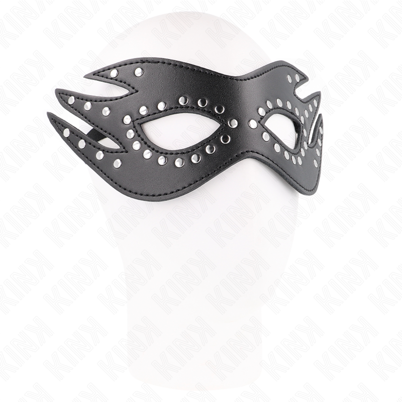 Comprar KINK Máscara De Polipiel Con Remaches Modelo 3 – Diseño Elegante Para Confort Y Estilo En Juegos Sensuales-Noxtic
