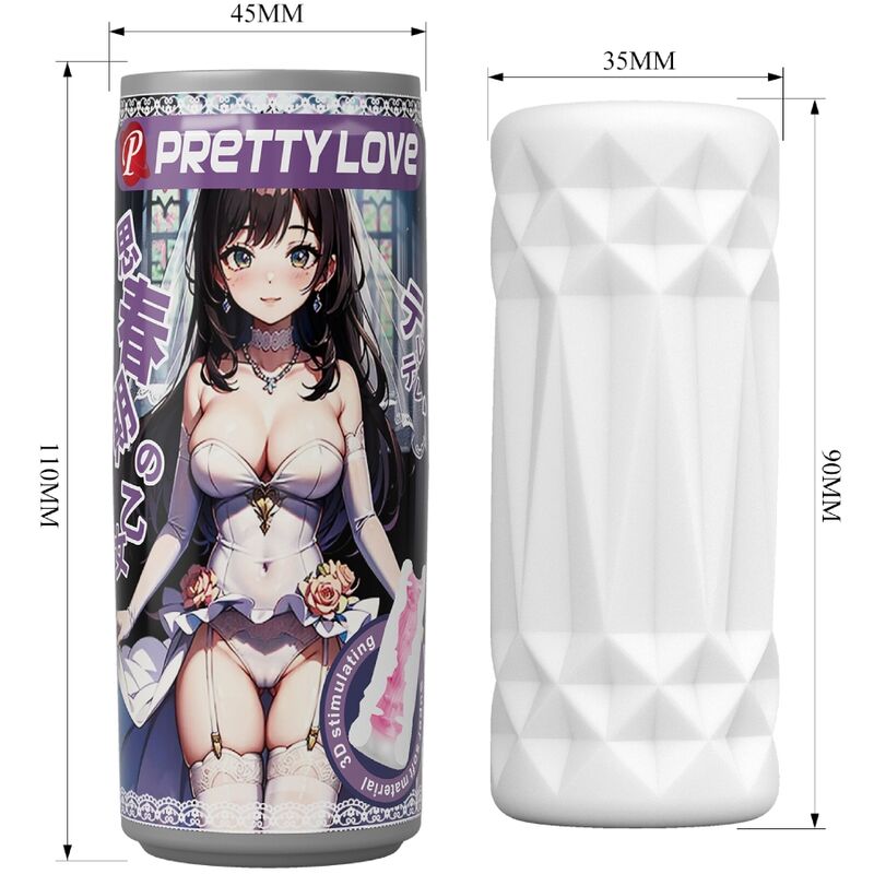 Comprar PRETTY LOVE Masturbador Masculino Lata Modelo 2 – Diseño Discreto Y Portátil Para Experiencias Únicas-Noxtic