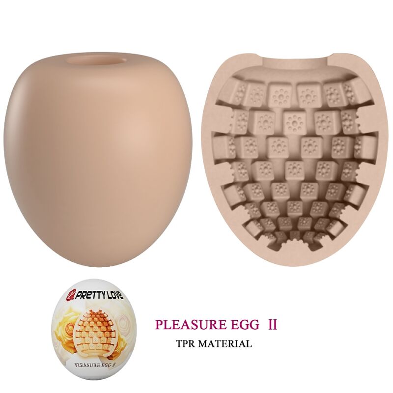 Comprar Pretty Love Huevo Natural – Masturbador Con Diseño Adaptable Para Placer Personal-Noxtic