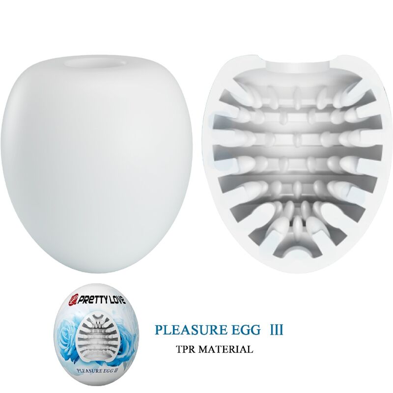 Comprar Pretty Love Huevo Blanco – Masturbador Con Diseño Ergonómico Para Placer Sensorial-Noxtic