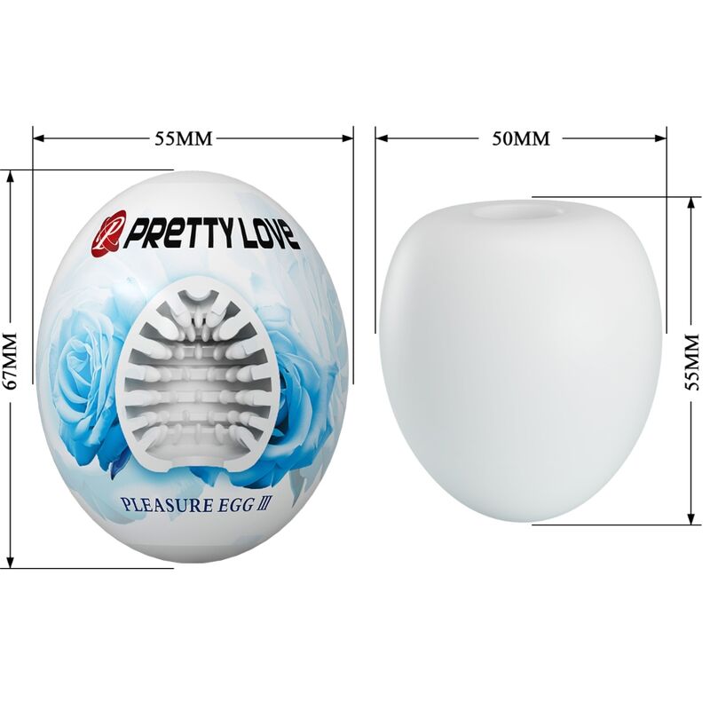 Comprar Pretty Love Huevo Blanco – Masturbador Con Diseño Ergonómico Para Placer Sensorial-Noxtic