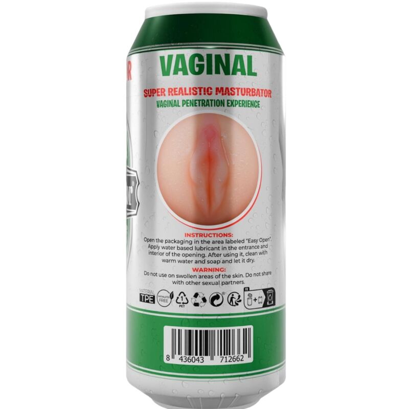 Comprar ALIVE Masturbador Masculino Lata Cerveza – Diseño Innovador Para Placer Satisfactorio-Noxtic
