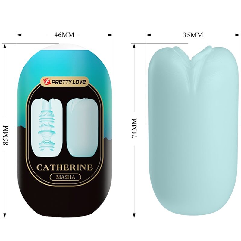 Comprar PRETTY LOVE Masha Azul – Masajeador Masculino Con Diseño Innovador Para Placer Único-Noxtic
