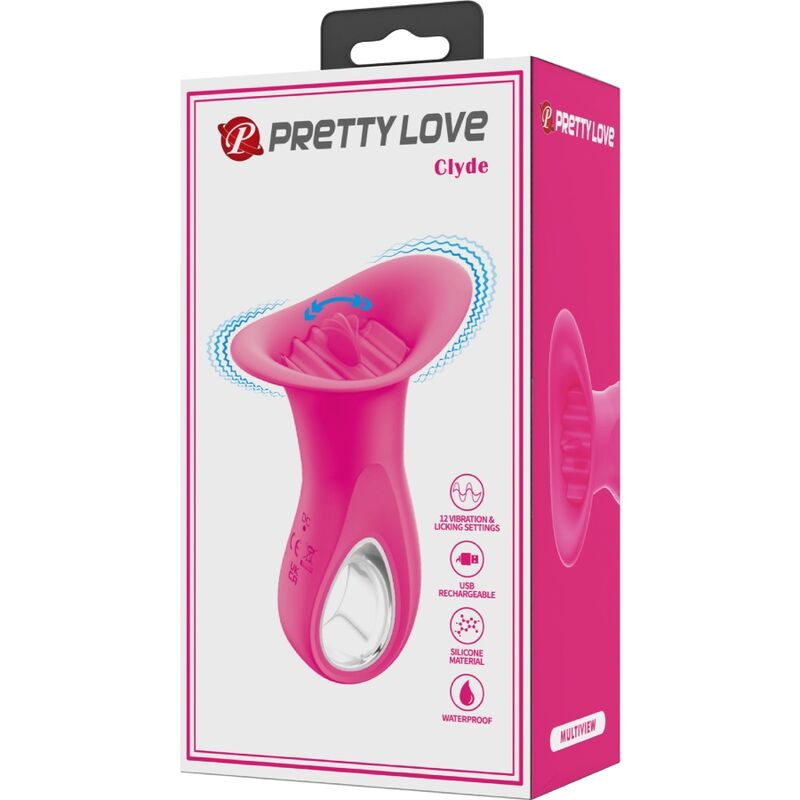 Comprar Pretty Love Clyde Vibrador Oral – Innovadora Lengua Vibradora Con 12 Modos De Estimulación-Noxtic