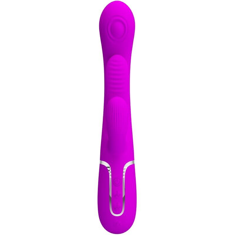 Comprar Pretty Love Shania Triple Vibrador Rabbit Multifunción Rosa – Diseño Ergonómico Con Silicona Médica Para Placer Sensorial-Noxtic