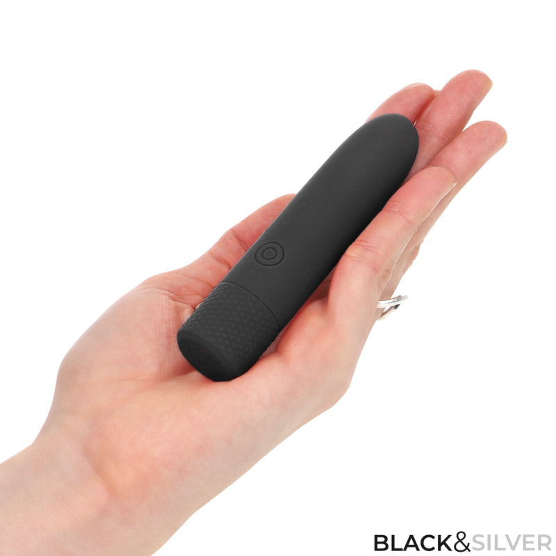 Comprar BLACK&SILVER Geri Bala Vibradora Recargable – Estimulador Compacto Con Ocho Modos De Vibración-Noxtic