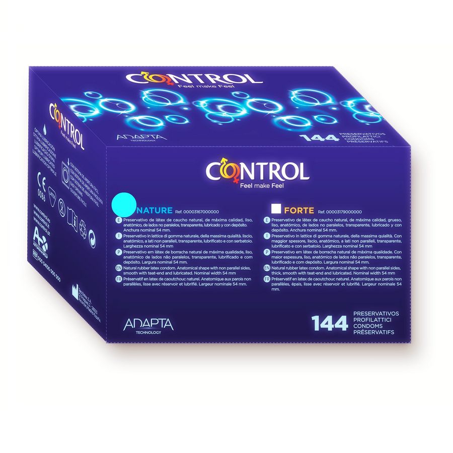 Comprar CONTROL Adapta Nature Preservativos 144 Unidades – Seguridad Y Placer Para Momentos Inolvidables-PRESERVATIVOS-Noxtic