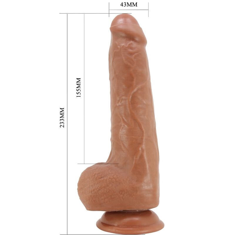 PRETTY LOVE - DRACO REALISTIC DILDO 23 CM MODEL 2 NATURAL