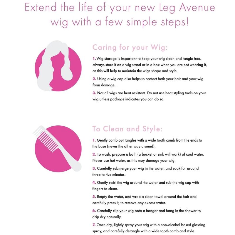 Comprar LEG AVENUE Peluca Corte Bob Fosforescente Blanca – Accesorio Divertido Para Transformar Tu Estilo-Noxtic
