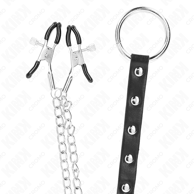 Comprar KINK Anillo Con Cadena Y Pinzas Ajustables – Diseño Elegante Para Una Experiencia Sensorial Única-Noxtic