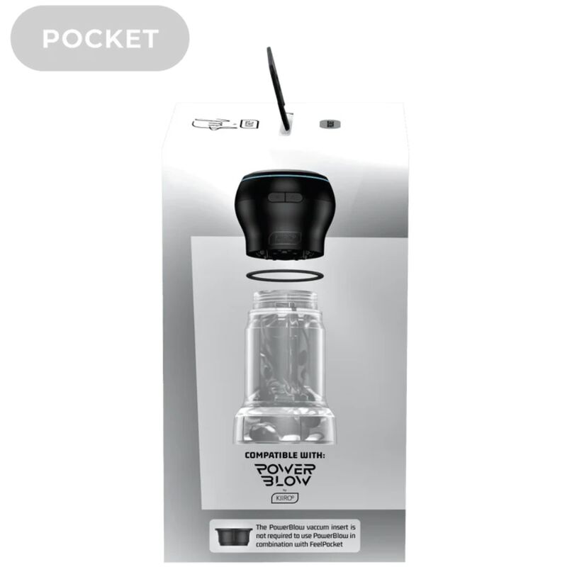 Comprar KIIROO Feel Pocket Stroker Power Blow Combo – Experiencia Innovadora Con Tecnología De Succión-Noxtic