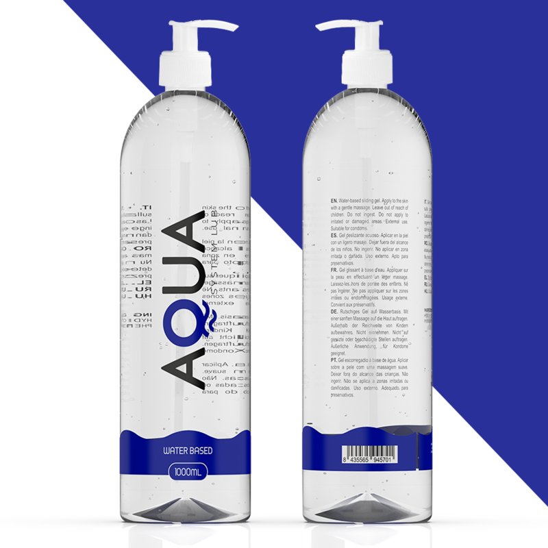 Comprar Aqua Quality Lubricante Base De Agua 1000 ML – Lubricante Suave y Sedoso Para Sensación Natural-Noxtic