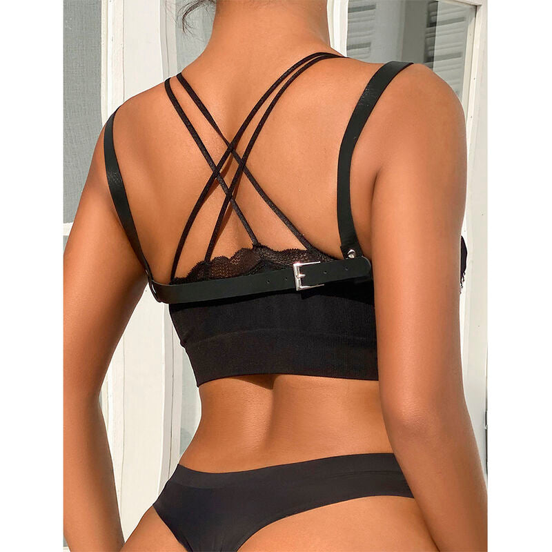 Comprar SUBBLIME Cinturón De Bondage Punk Hebilla Metal Negro Talla Única – Diseño Elegante Para Estilo Alternativo-Noxtic