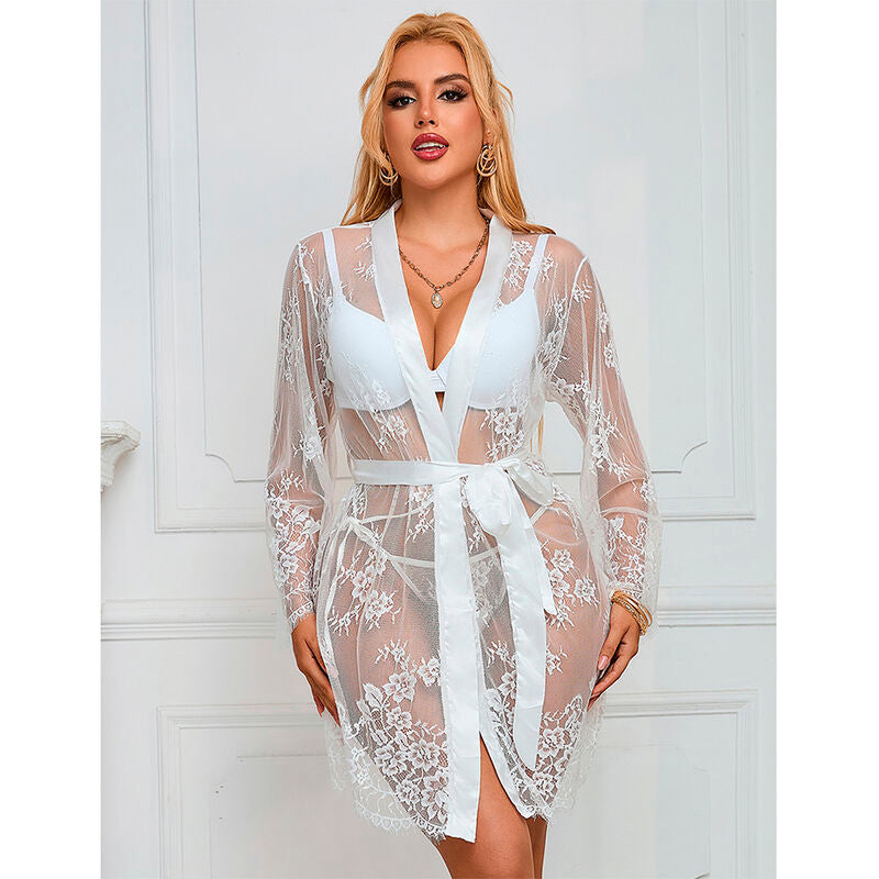 Comprar SUBBLIME Camisón Floral Blanco L/XL – Diseño Elegante Con Comodidad Diaria-Noxtic