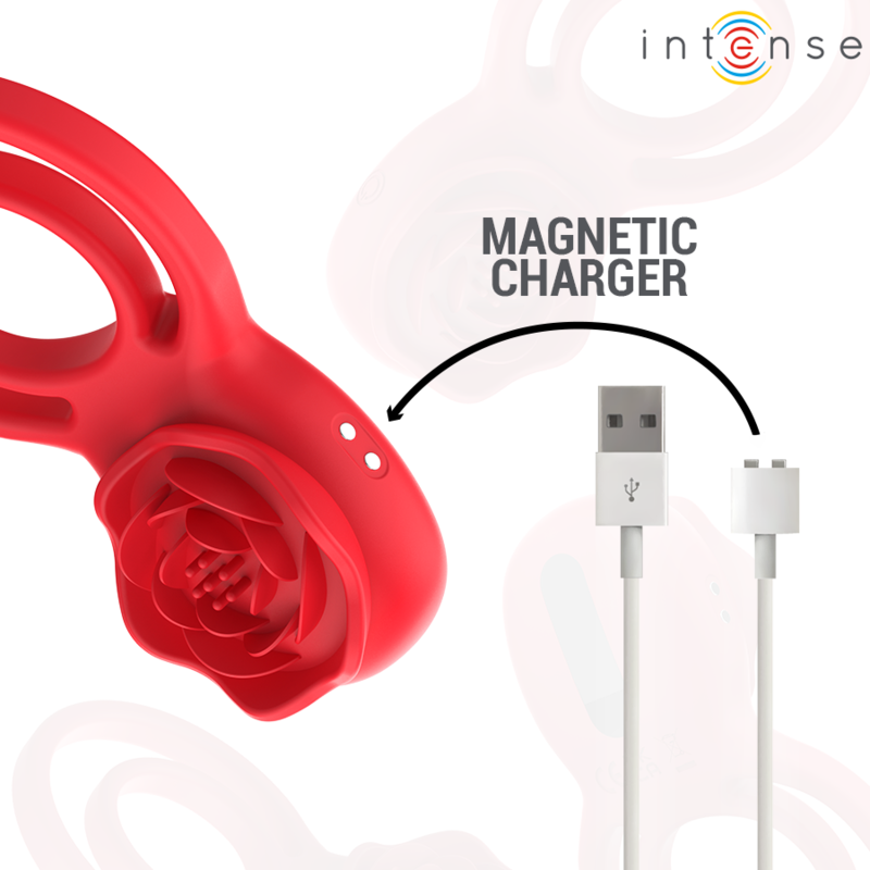 Comprar Intense Gail Rosa Estimuladora 10 Vibraciones Rojo – Estimulador Con Control Remoto Para Placer Personalizado-Noxtic