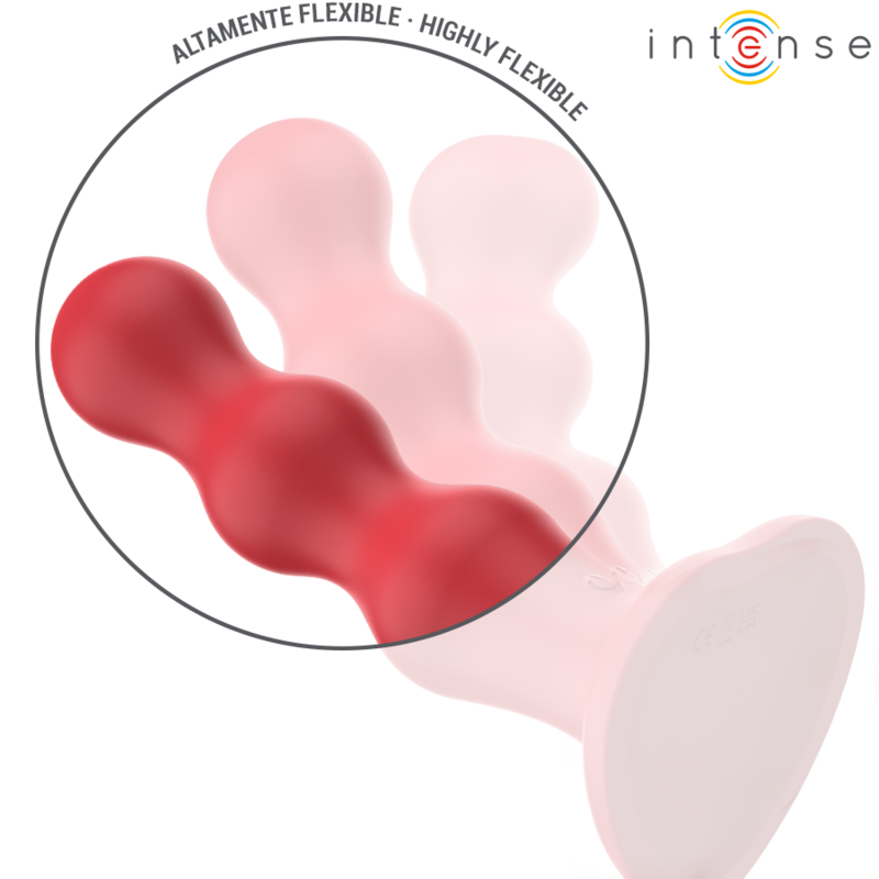 Comprar INTENSE Cody Vibrador Con Ventosa Rojo – Diseño Estético Con Control Remoto Para Placer Personalizado-Noxtic