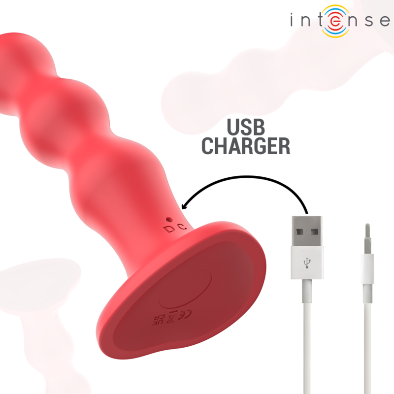 Comprar INTENSE Cody Vibrador Con Ventosa Rojo – Diseño Estético Con Control Remoto Para Placer Personalizado-Noxtic
