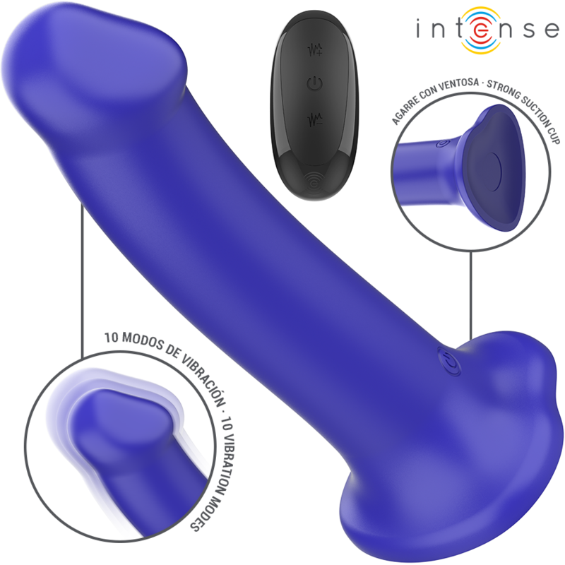 Comprar INTENSE Victoria Vibrador Con Ventosa – 10 Modos De Vibración Con Control Remoto-Noxtic