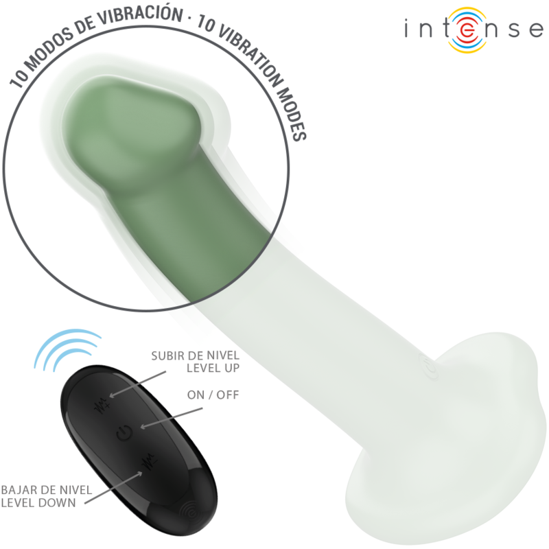 Comprar INTENSE Becca Vibrador Verde – Vibrador Con Control Remoto Y 10 Modos De Vibración-Noxtic