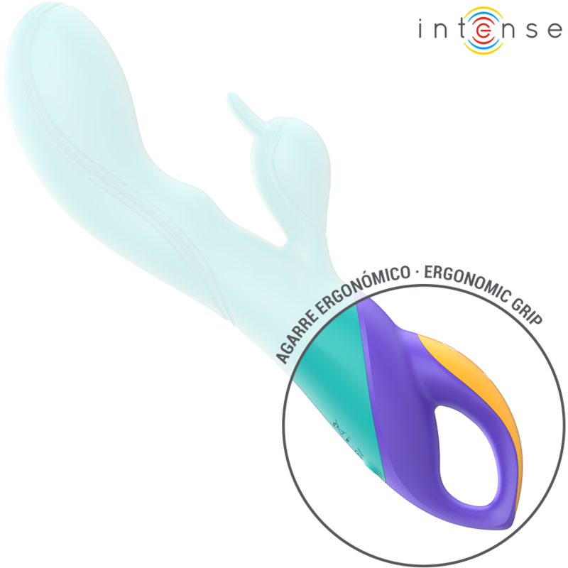 Comprar INTENSE Fred Vibrador Rabbit Azul – Estimulador Dual Con Diseño Ergonómico Para Placer Completo-Noxtic