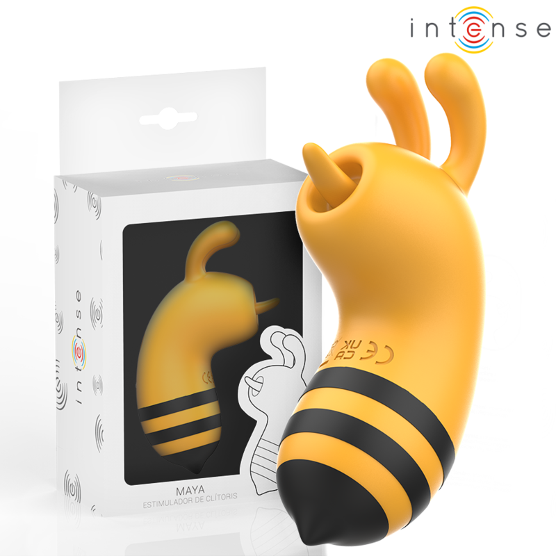 Comprar Intense Maya Estimulador Abeja Amarillo Negro – Diseño Divertido Con Rendimiento Potente-Noxtic