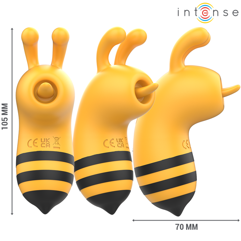 Comprar Intense Maya Estimulador Abeja Amarillo Negro – Diseño Divertido Con Rendimiento Potente-Noxtic
