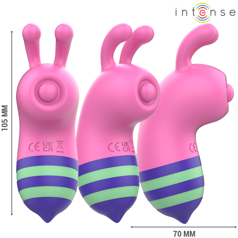 Comprar INTENSE Willie Estimulador Abeja Rosa Verde – Diseño Encantador Para Placer Sensorial-Noxtic
