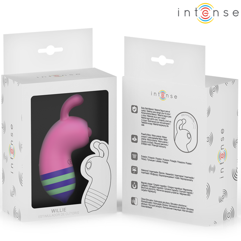 Comprar INTENSE Willie Estimulador Abeja Rosa Verde – Diseño Encantador Para Placer Sensorial-Noxtic