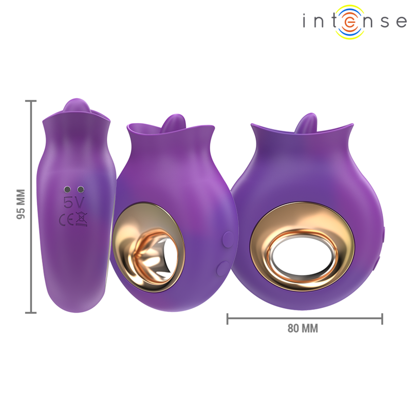 Comprar INTENSE TULI Estimulador Clitoriano – Diseño Elegante Con 9 Modos De Vibración Y Oscilación-Noxtic
