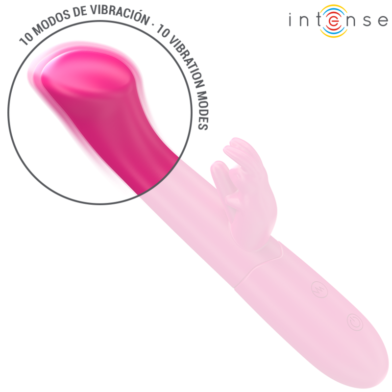 Comprar INTENSE Julieta Vibrador Rabbit 18 6 CM – Diseño Ergonómico Con 10 Modos De Vibración-Noxtic