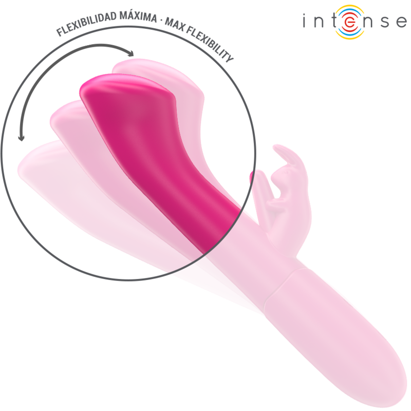 Comprar INTENSE Julieta Vibrador Rabbit 18 6 CM – Diseño Ergonómico Con 10 Modos De Vibración-Noxtic