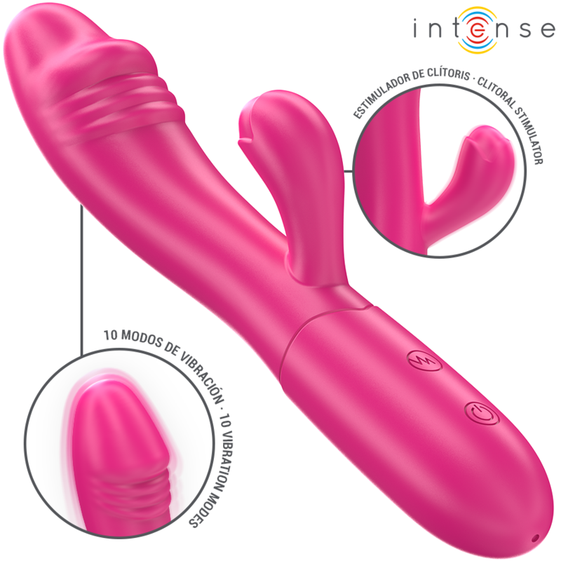 Comprar INTENSE Ivy Vibrador Flexible – 10 Modos De Vibración Con Lengua Estimuladora Para Placer Personalizado-Noxtic