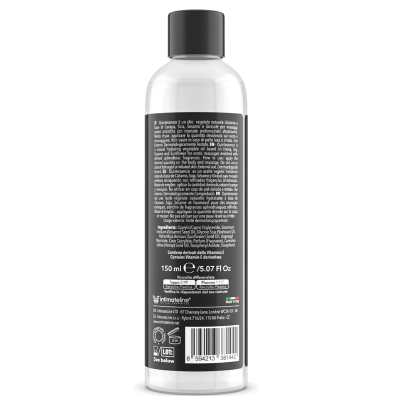 Comprar IntimateLine Luxuria Aceite De Masajes Nube De Azúcar 150 Ml – Aceite Natural Para Experiencias Relajantes-Noxtic