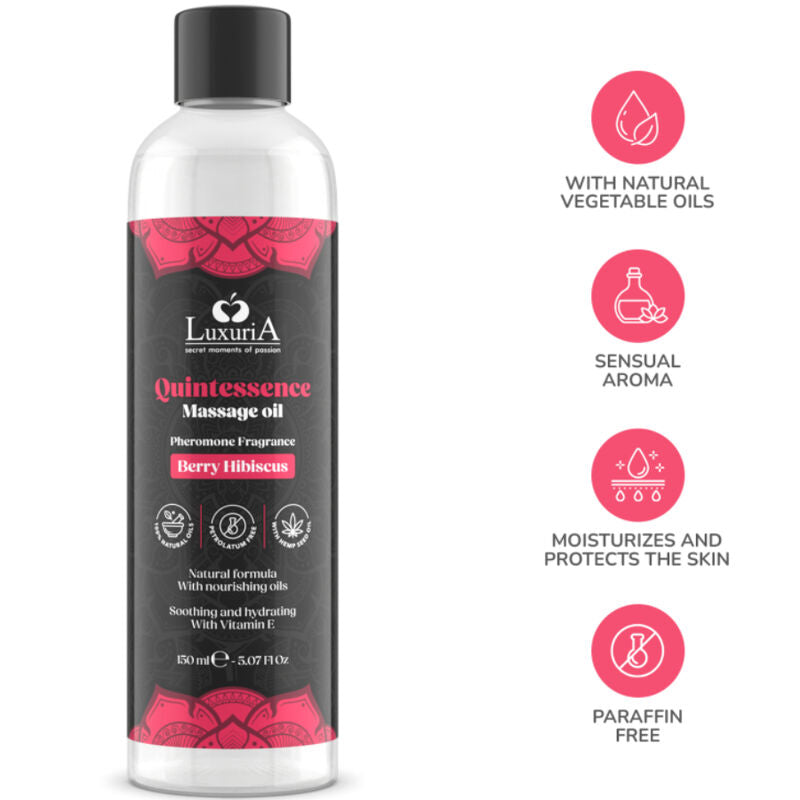 Comprar Intimateline Luxuria Aceite De Masajes Baya 150 Ml – Aceite Natural Para Relajación Y Bienestar-Noxtic