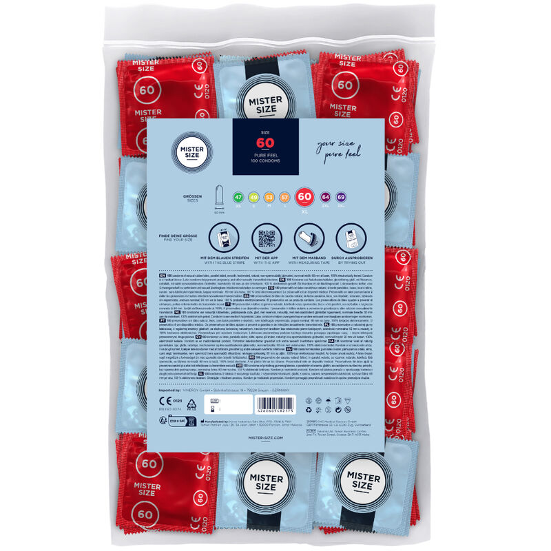 Comprar Mister Size Preservativos Talla XL 60 Mm – Ajuste Perfecto Para Mayor Comodidad-PRESERVATIVOS-Noxtic