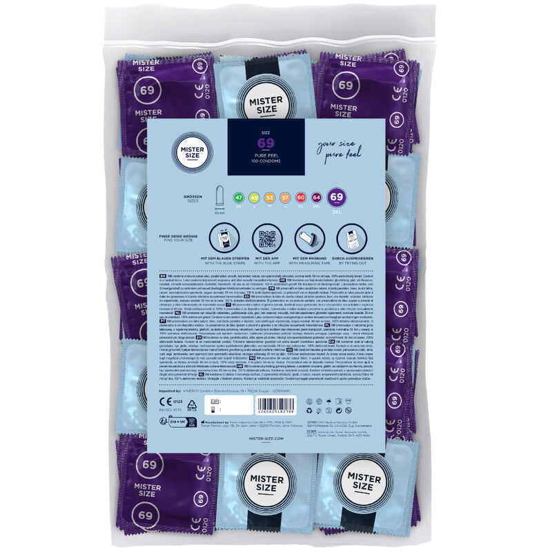 Preservativi MISTER SIZE taglia XXXL 69 mm – Comfort e libertà sensoriale per un benessere ottimale