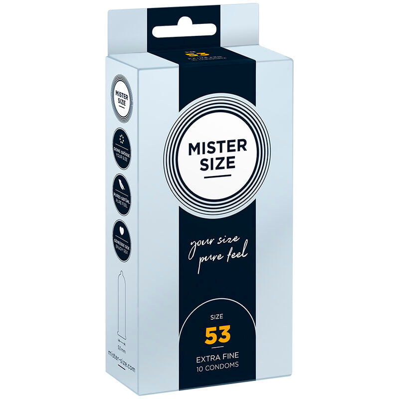 Comprar MISTER SIZE Preservativos Talla M 53 Mm – Ajuste Perfecto Para Máxima Comodidad-PRESERVATIVOS-Noxtic