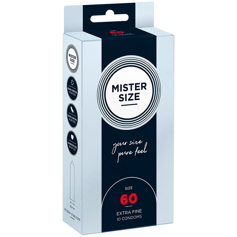 MISTER SIZE - PRESERVATIVI TAGLIA XL 60 MM (10 UNITÀ)
