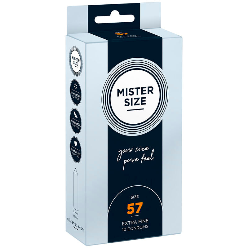 Comprar MISTER SIZE Preservativos Talla L 57 mm – Comodidad y Libertad Sensorial Para una Experiencia Única-PRESERVATIVOS-Noxtic