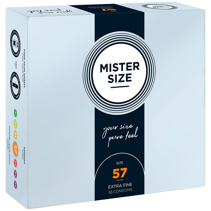 Comprar MISTER SIZE Preservativos Talla L 57 Mm – Ajuste Perfecto Para Mayor Comodidad-PRESERVATIVOS-Noxtic